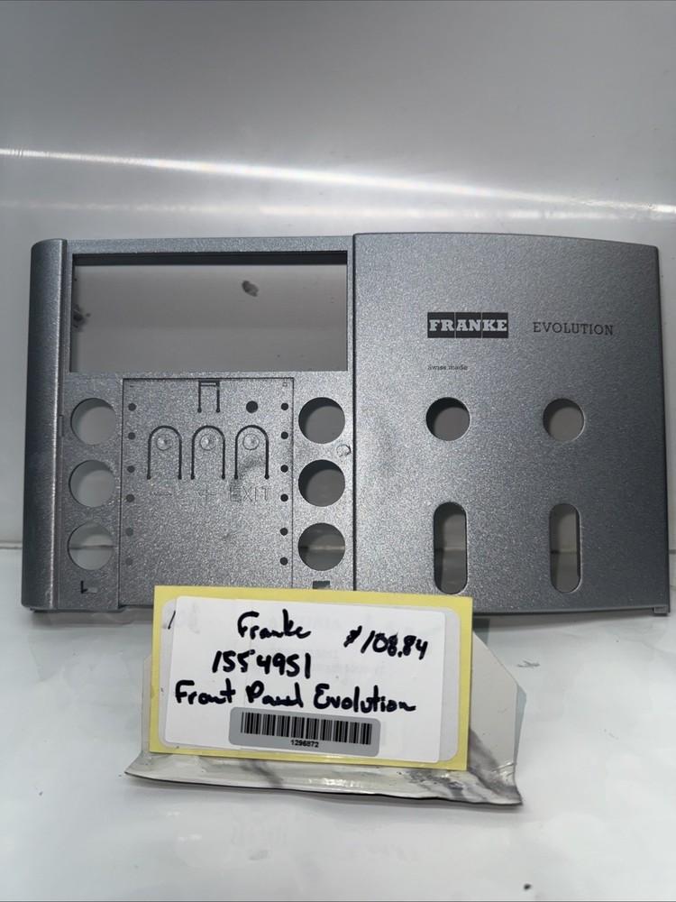 (NEW) Franke Evolution Front Panel       Part # 1554951