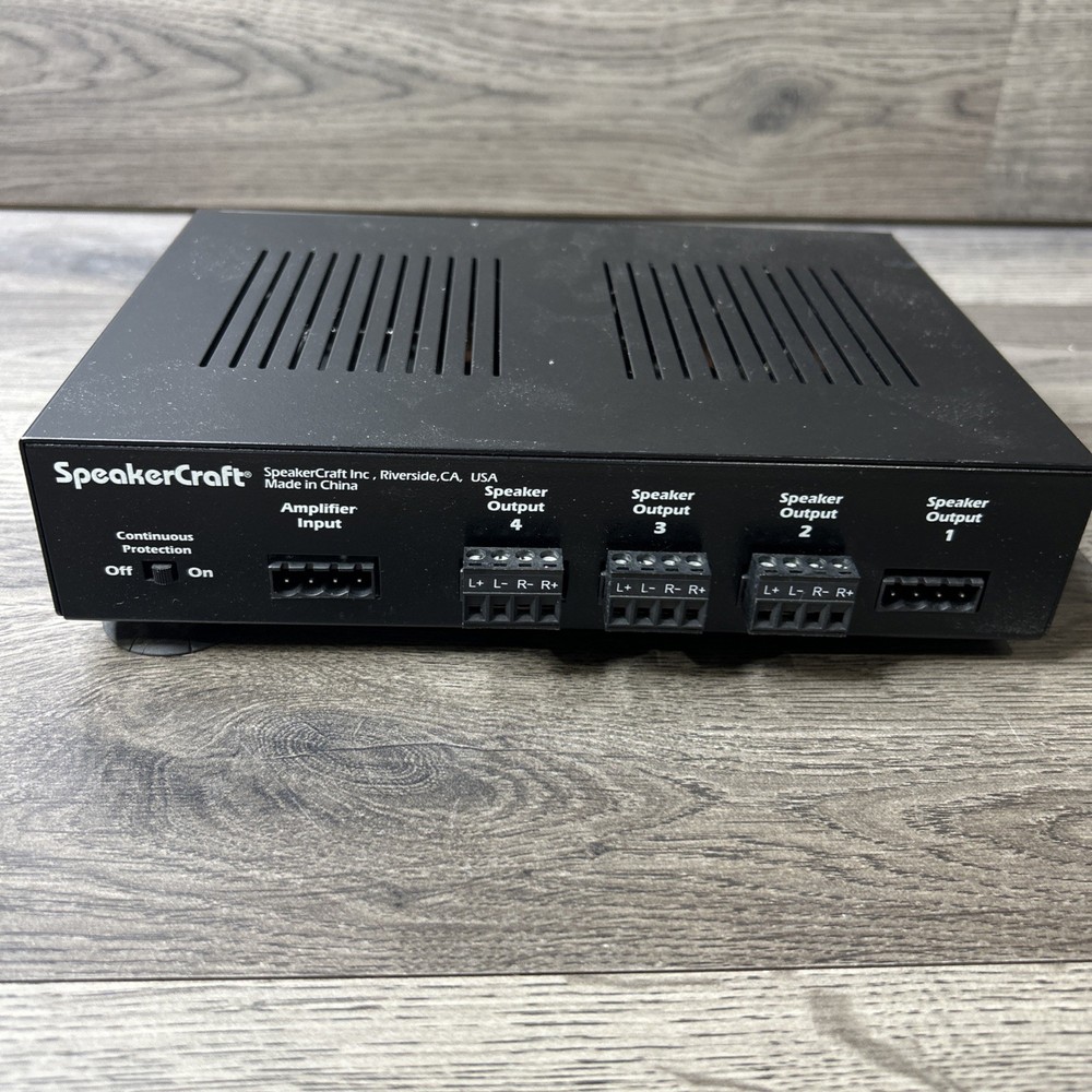 SpeakerCraft Stereo Speaker Selector Multi-Room S4dc