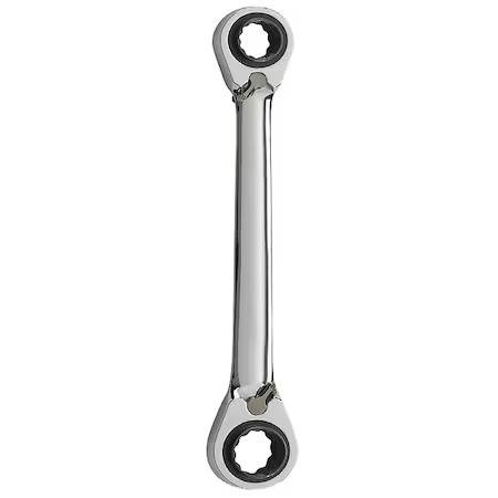 Westward 34E316 Ratcheting Box Wrench, Quadbox