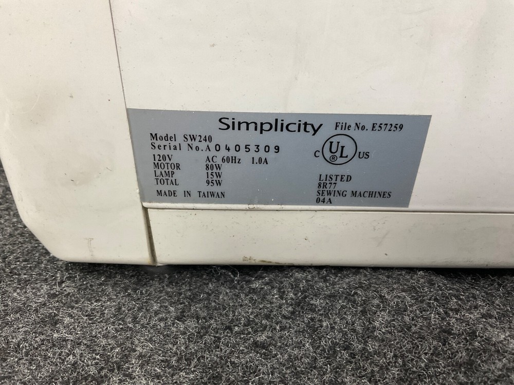 Simplicity SW240 Quilter’s Classic Sewing Machine