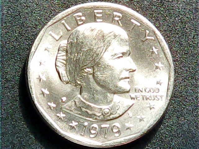 1979 P Susan B. Anthony Dollar Error Die Crack