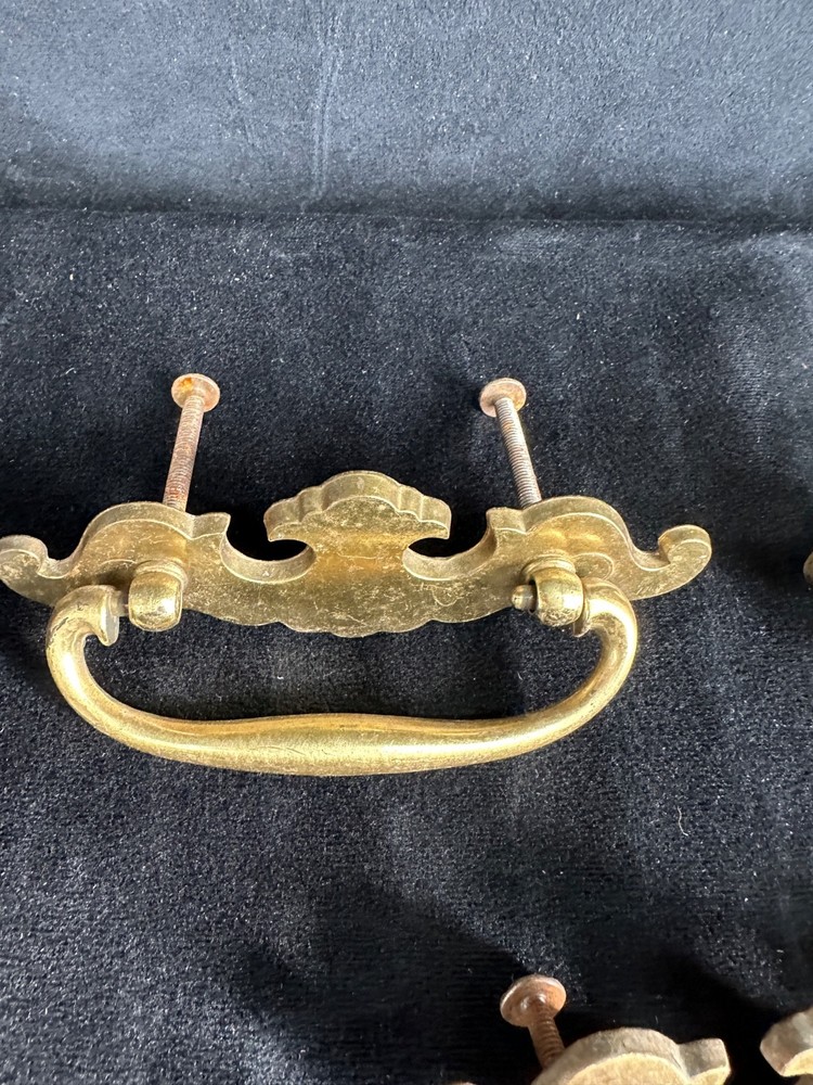 Vintage Hardware Chippendale Bail Drawer Pulls Set of 3 Pulls 4.5" Hardware*