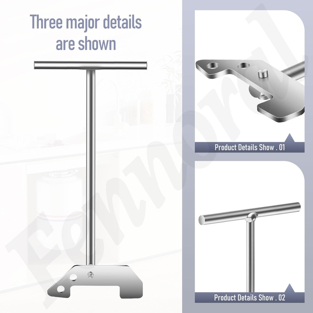 Garbage Disposer Unjamming Wrench, 2 Pack, Compatible with SinkErator Moen, R...