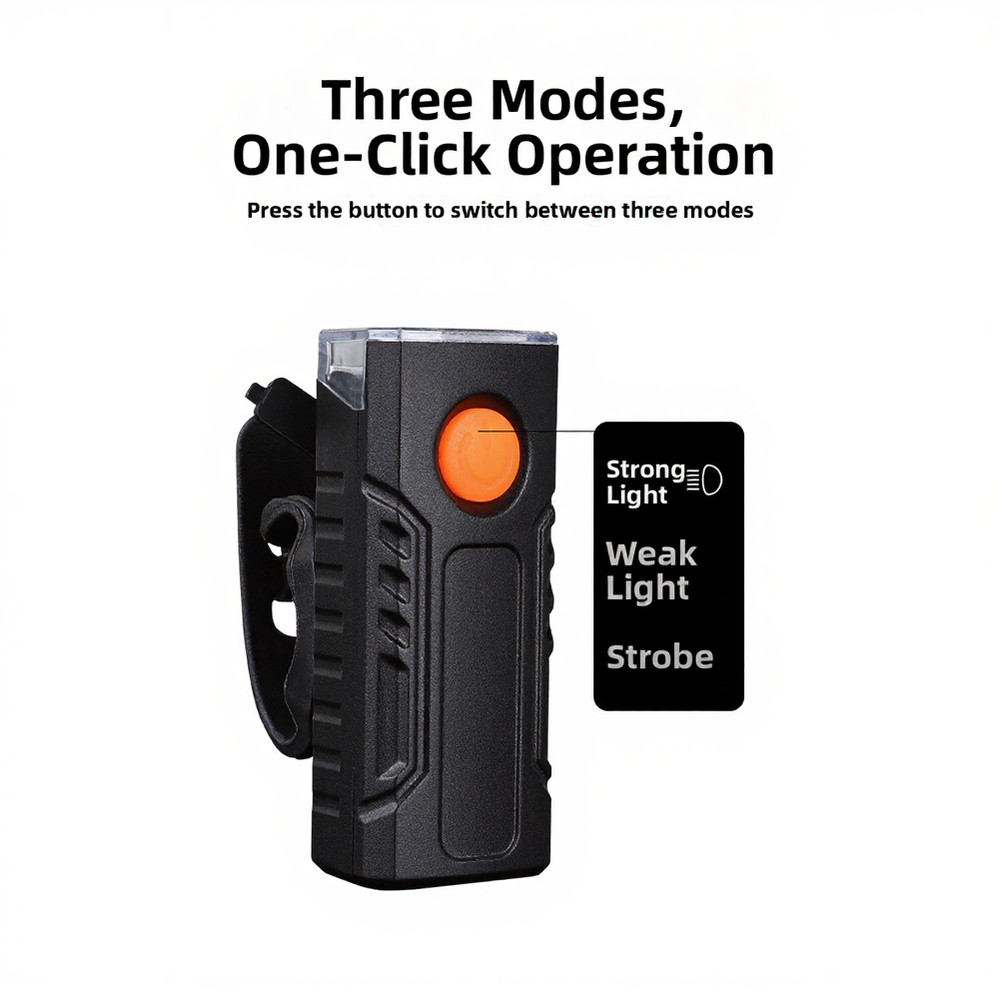 Bicycle Front Light Powerful Lumen Output Weather Resistant Energy-efficient