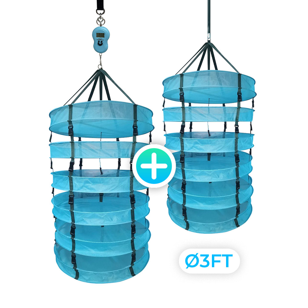 THEPROTECTOR Drying Rack Net 3FT＋3FT 6 Layer Scale Included Racks Assembled