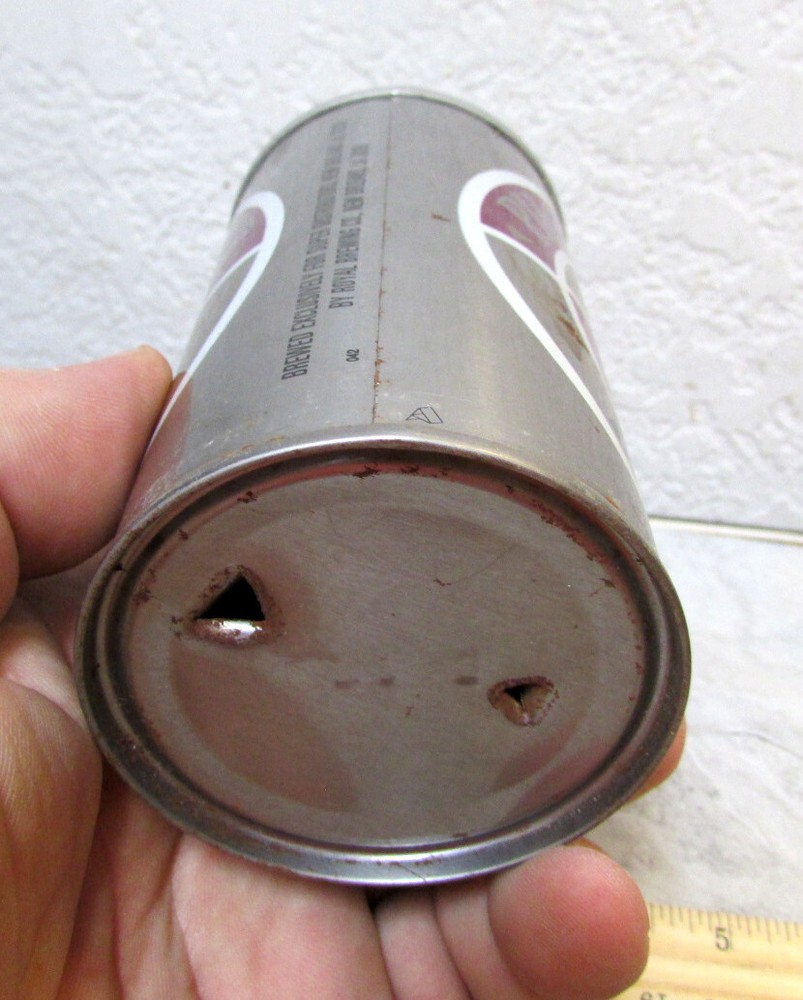 K & B Pilsen Lager 12 oz empty pull tab style top tin beer can, great colors