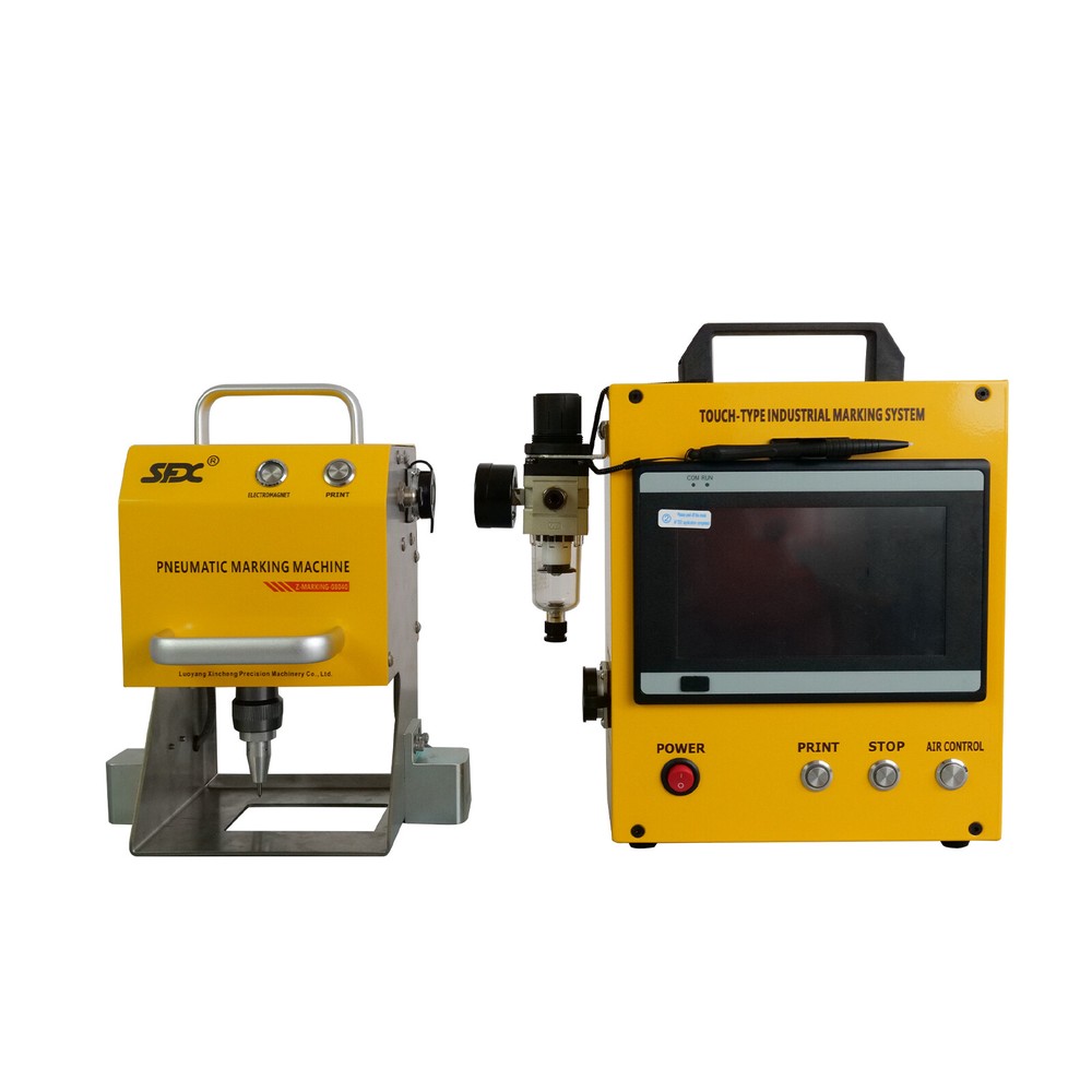 USA SFX Pneumatic Marking Machine Metal Engine Dot Peen VIN Code Number Engraver