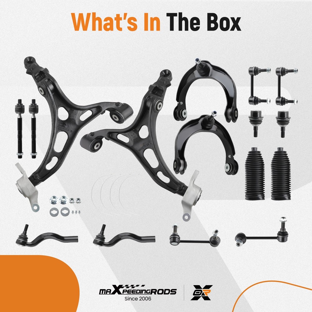 16x Front Lower Control Arm Kit for 2011 2012 - 2015 Jeep Grand Cherokee Durango