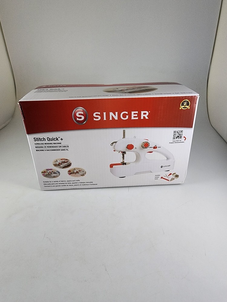 Singer Stitch Quick + Two Thread Hand Held Mending Machine White