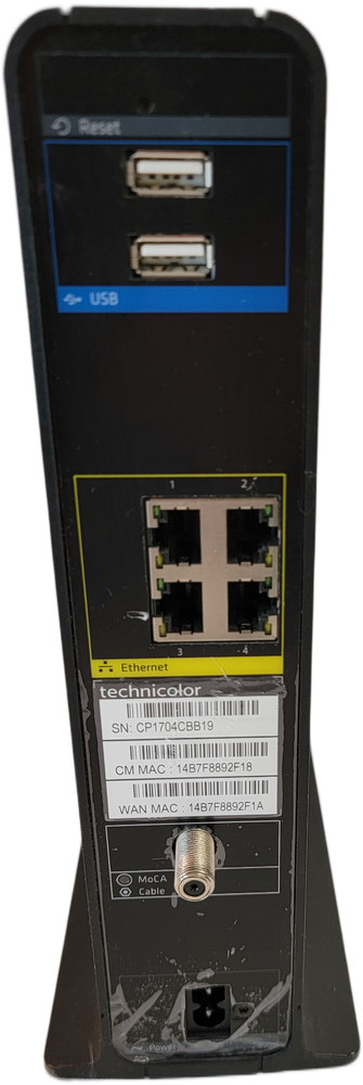 Technicolor TC8715D WiFI Cable Modem w/ Router Gateway Tested and Working