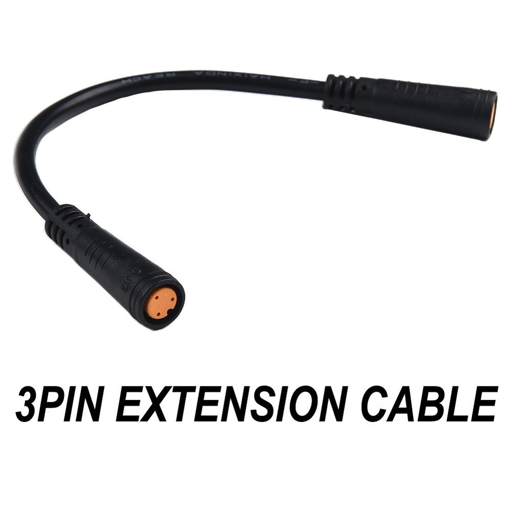 EBike Sensor Extension Cable Waterproof 17cm Black Easy To Be Installed