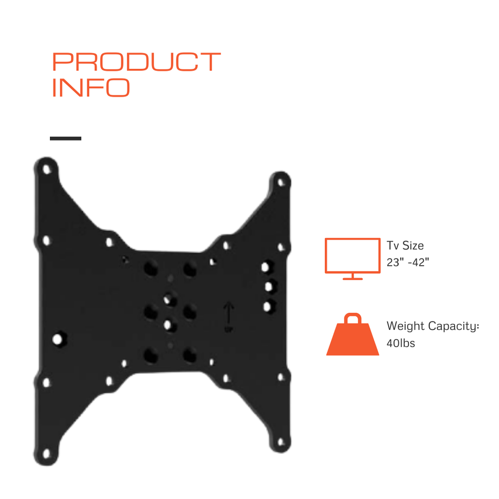 RV TV Quick Disconnect Flush Mount for Forest River, OEM Replacement