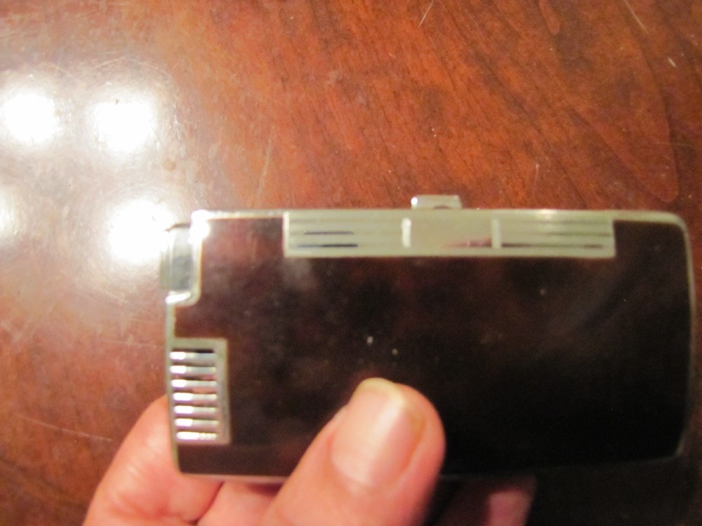 Antique Art Deco Chrome Bakerlite Ronson Lighter and Cigaret Case