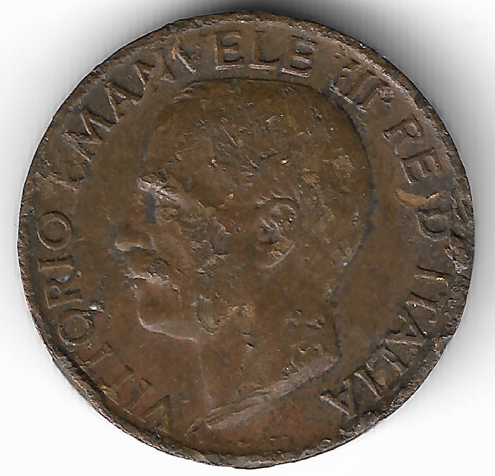 Italy 5 Centesimi 1925 KM# 59