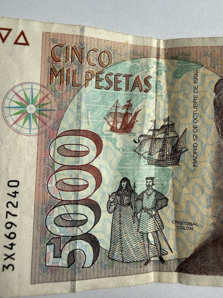BANCO DE ESPANA. SPAIN 5000 PESETAS. 1992