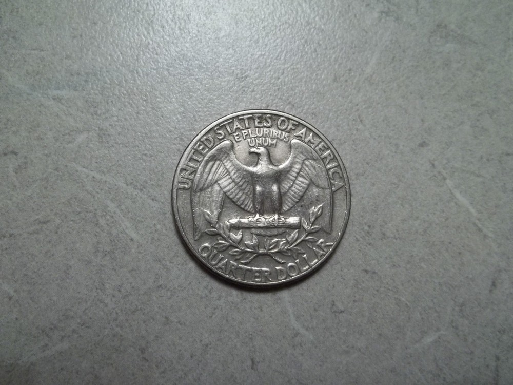 1972 D Washington Quarter, WITH FILLED D