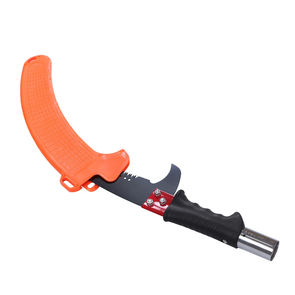 30ft Manual Tree Trimming Saw with Scissors Nine Section Yellow
