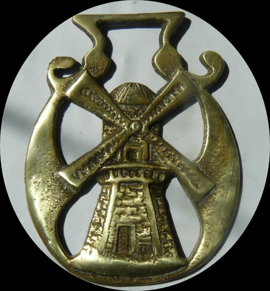 DUTCH WINDMILL   horse brass (6567)