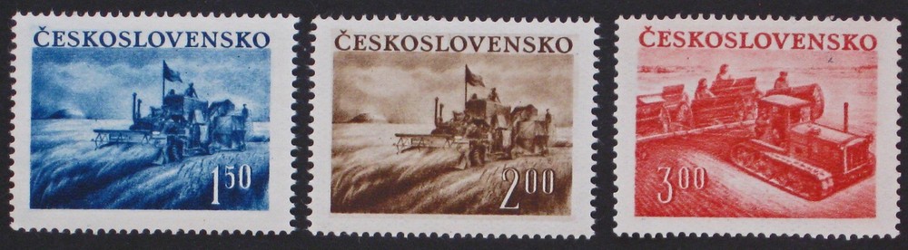 1952 Czechoslovakia 516-518 MNH