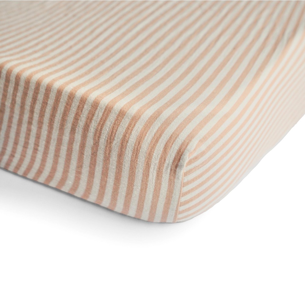 mushie Extra Soft Muslin Fitted Crib Sheet | 192 Thread Count | 28x 52