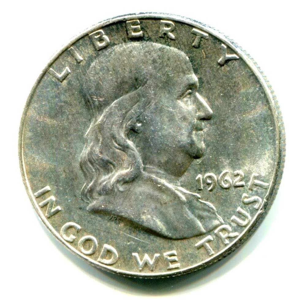 1962-D Silver Franklin Half Dollar !!  Mint State !!