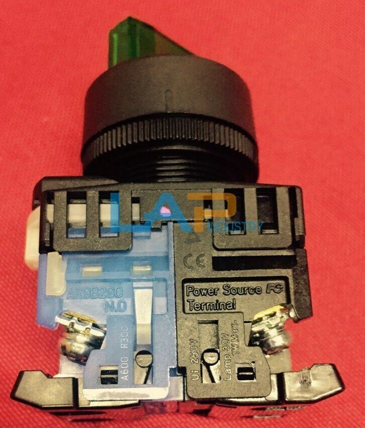 1pc NEW FOR Two short handle light selection switch AR22PL-210E3G GREEN