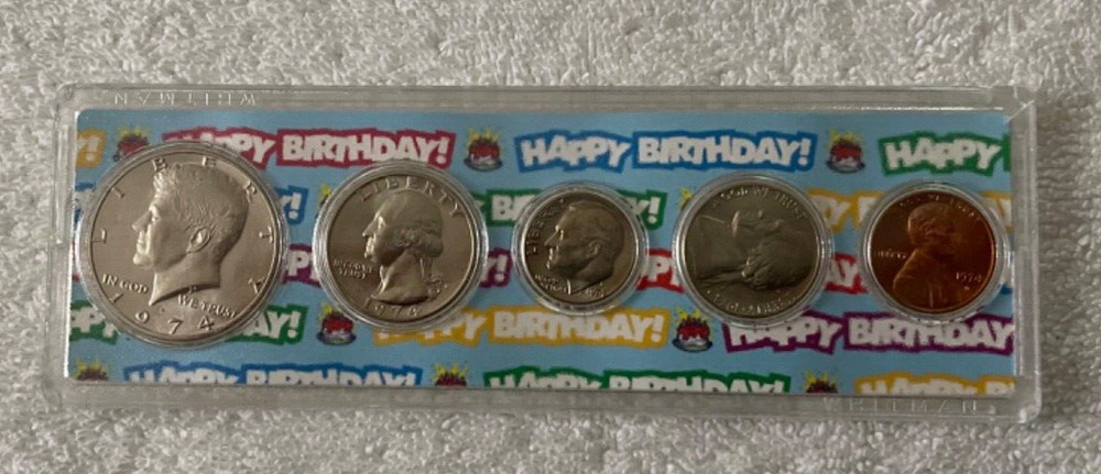 1974 Birth Year Coin Gift Set EC!