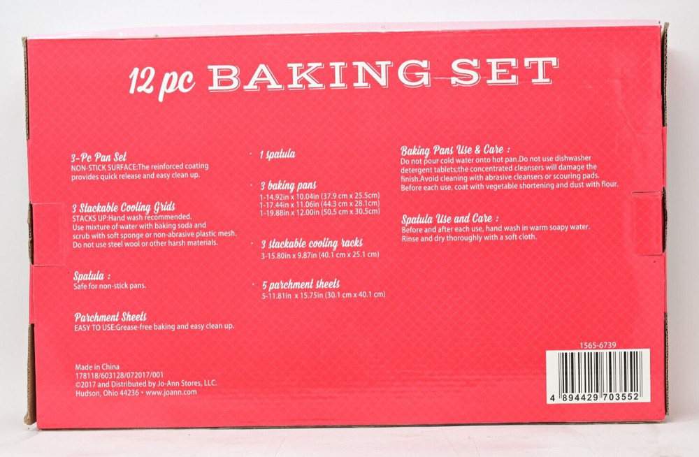 12 Piece Baking Set
