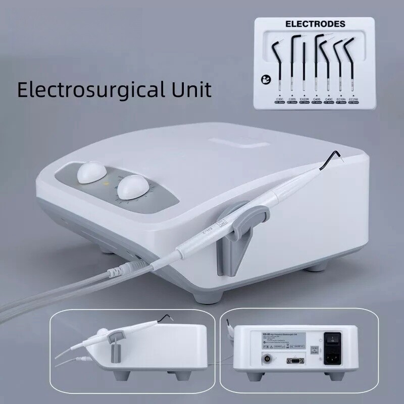 Dent Electro Electrosurgery Unit Machine High Frequency Electric+ 7 Knife Tips