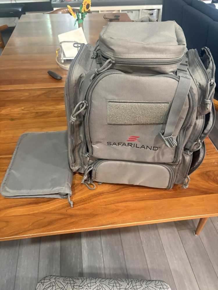 Safariland® 4559 Shooters' Range Backpack, Ballistic Pack Cloth, Gray
