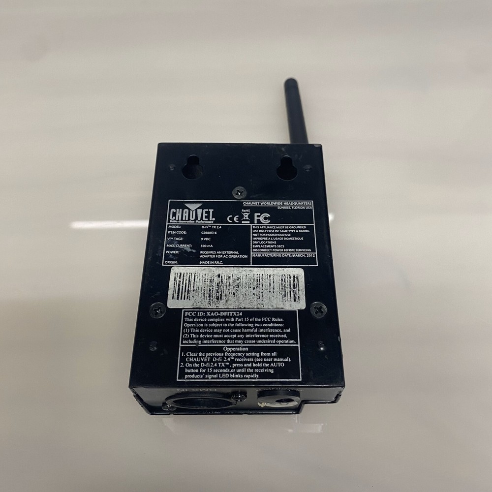 Chauvet D-FI 2.4 duo TX TRANSMITTER