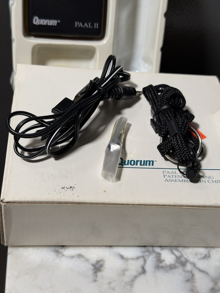 Quorum PAAL II Personal Attack Security Alarm Siren Flashing Light, Untested
