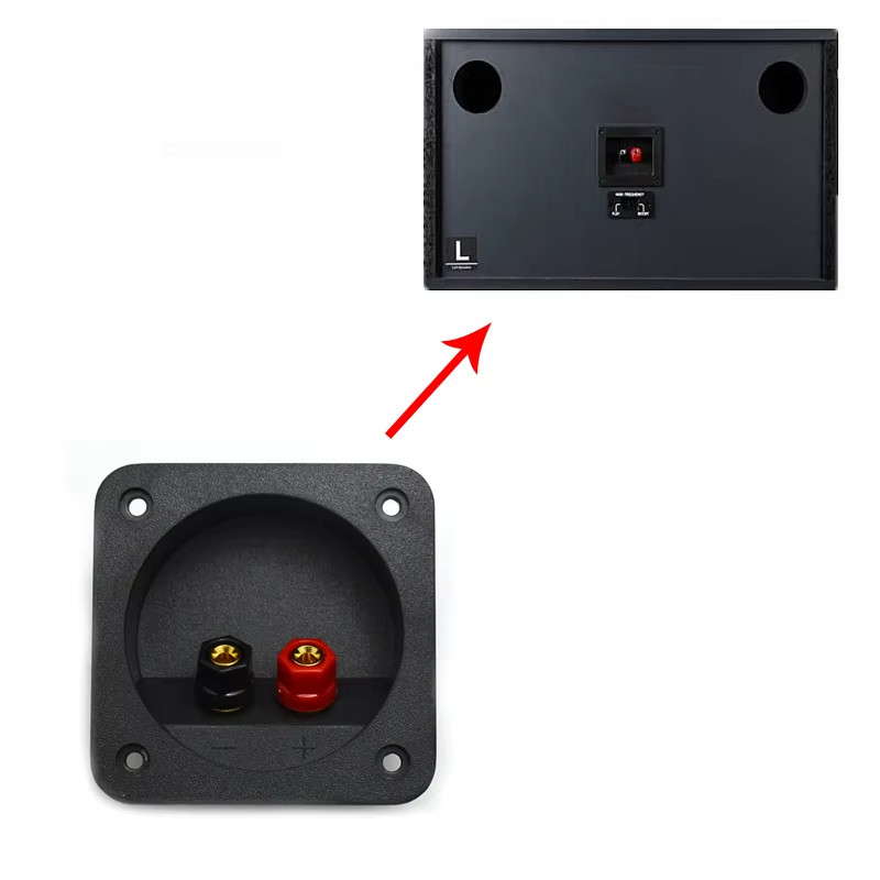 2-Pack High Quality Gold Plated Speaker Terminal Cup