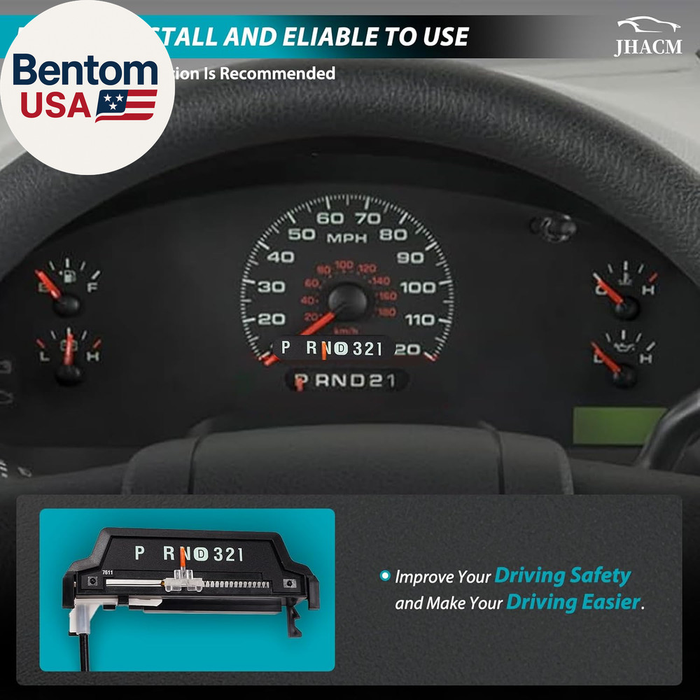 Gear Shift Indicator Assembly Compatible with Ford E-150 E-250 E-350 E-450 Super