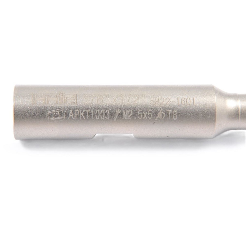 3/8" SQUARE SHOULDER COOLANT-THRU INDEXABLE END MILL (5822-1601)