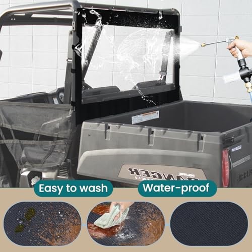 Polaris Mid Size Ranger 570 Rear Window,Soft Rear Windshield, Dust Panel for