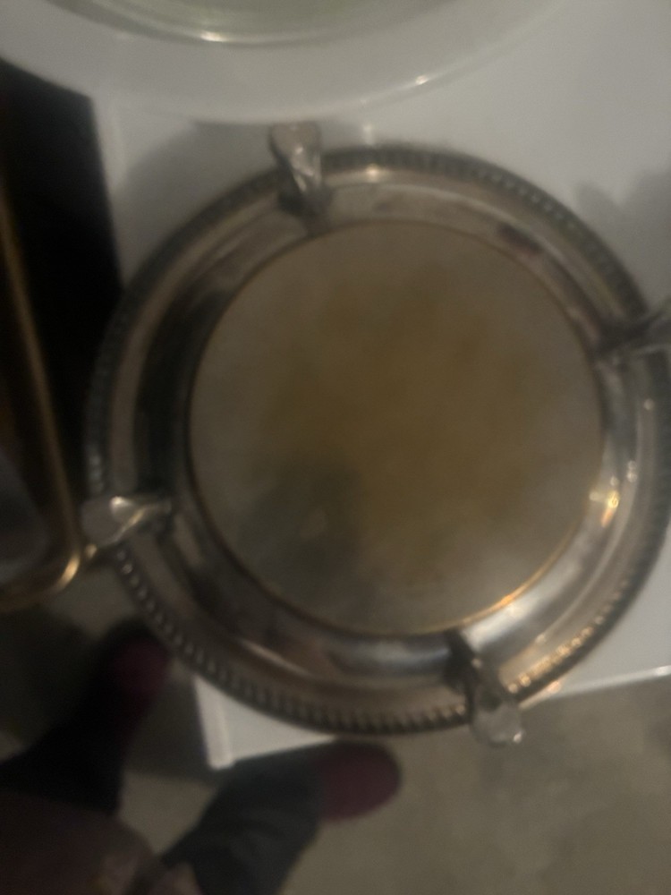 Vintage Silver Dish With Lid