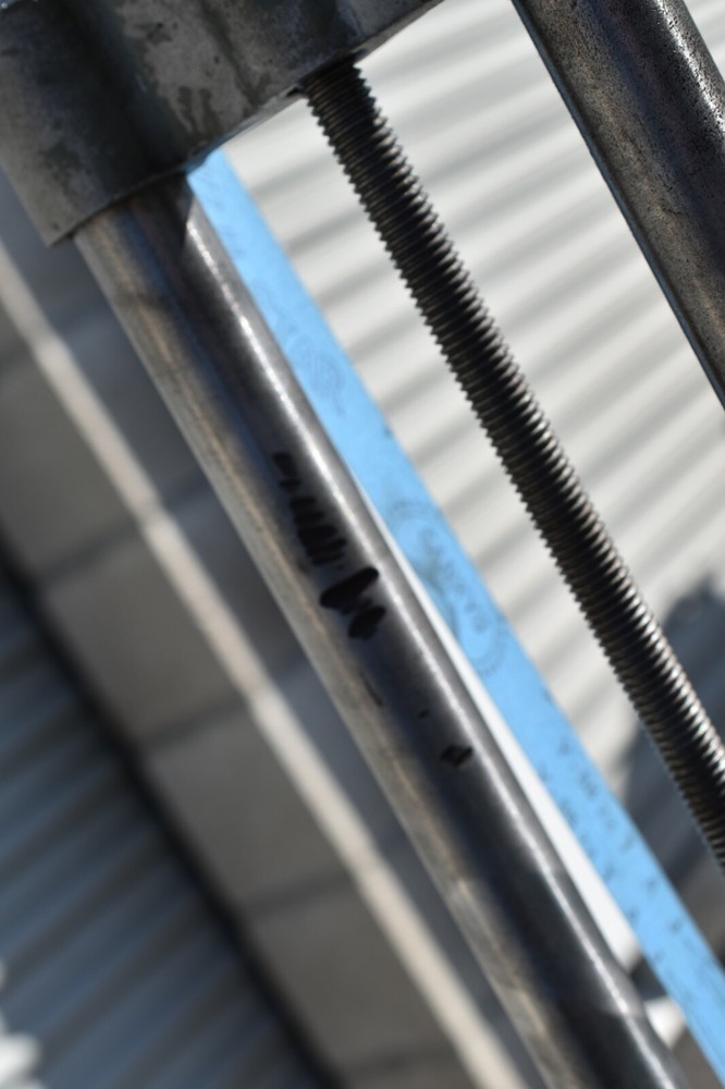 Stephen Bader Space Saver belt grinder