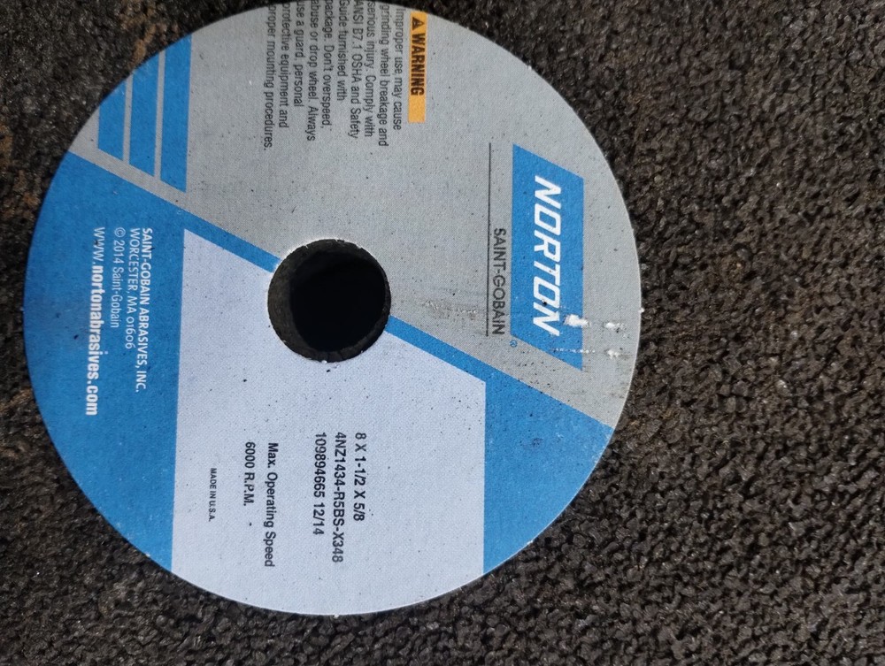 Norton 8" Grinding Disc