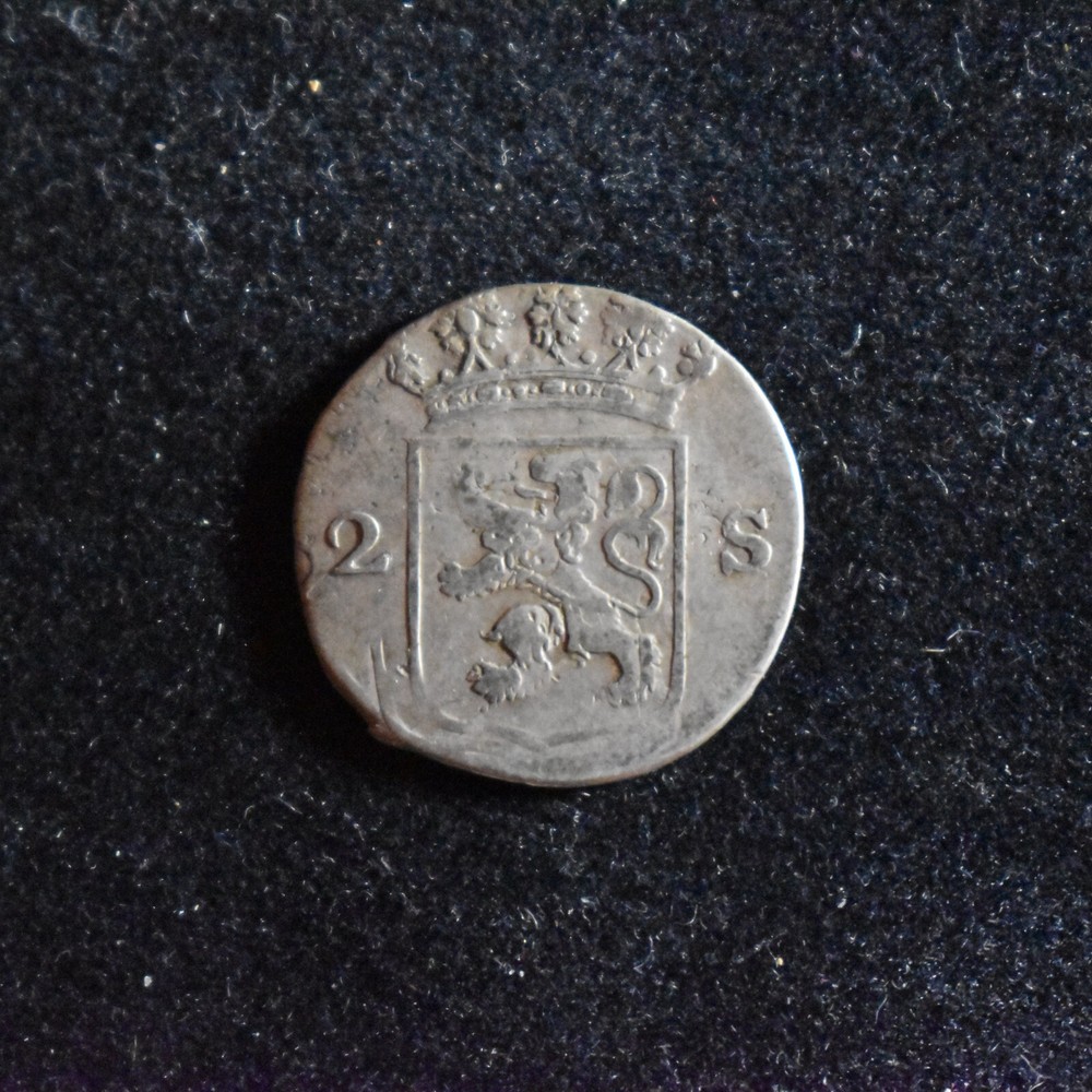 1733* 2 Stuivers Hollandia