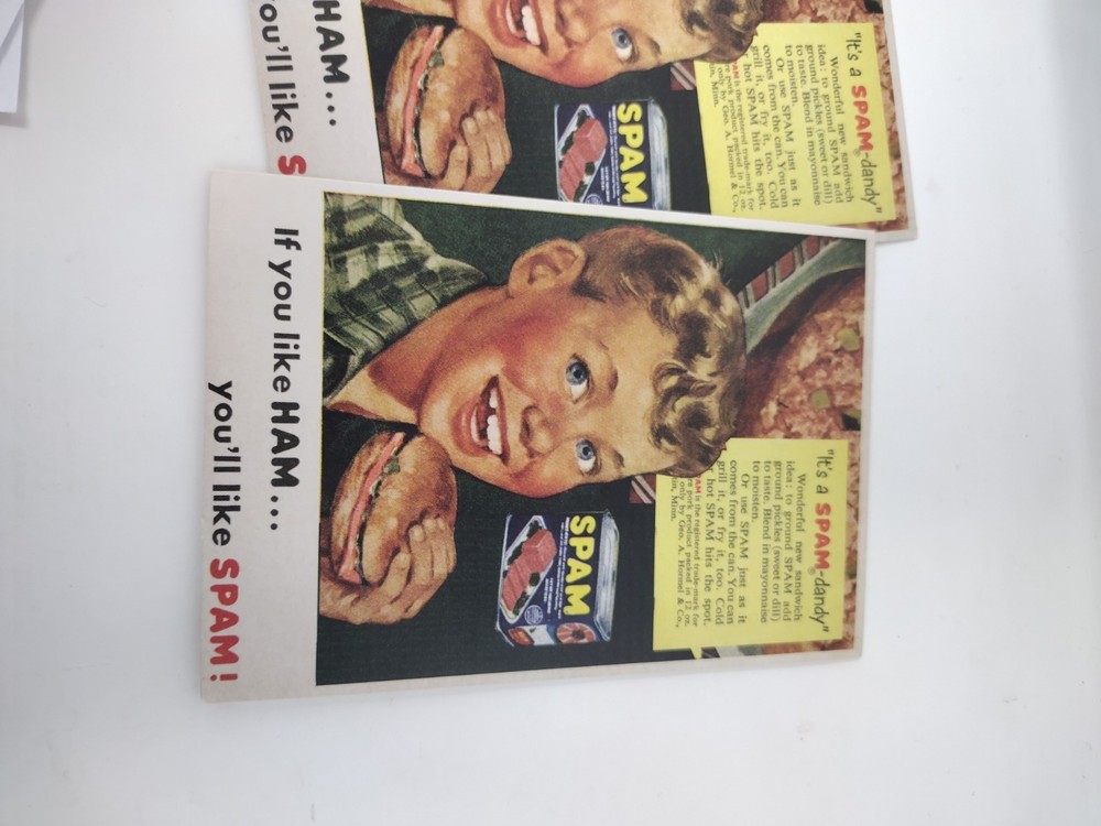 5 Spam Note Cards & Envelopes