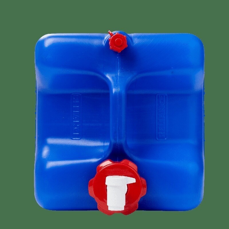 7 Gallon Water Container 2 Pack BPA Free Stackable Ergonomic Handle Spout New