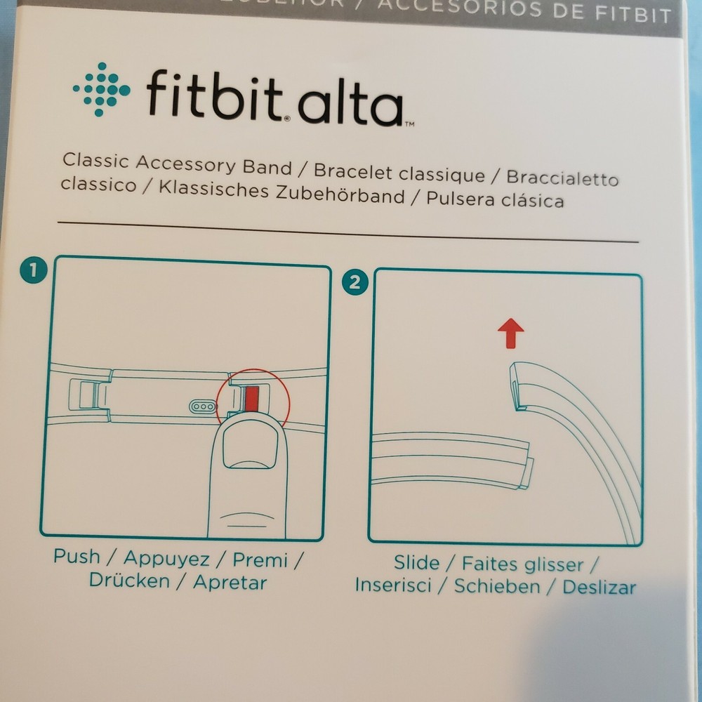 Fitbit Alta Classic Accessory Band S/P Brown - Burgundy