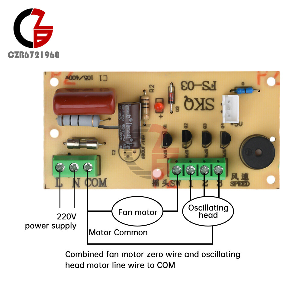 Universal Fan Remote Control Modified Circuit Board Control Board Repair Board