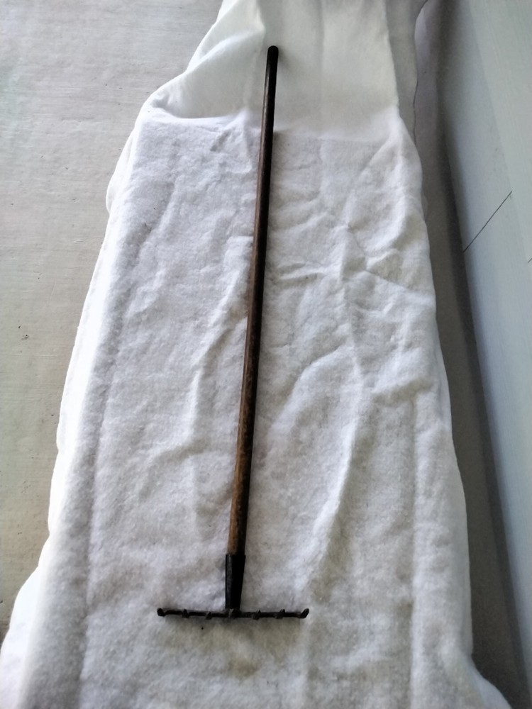 Vintage Garden Rake 7 Tine