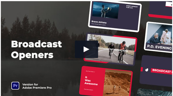 Premiere Pro Openers Bundle Titles effects, Templates, Cinematic