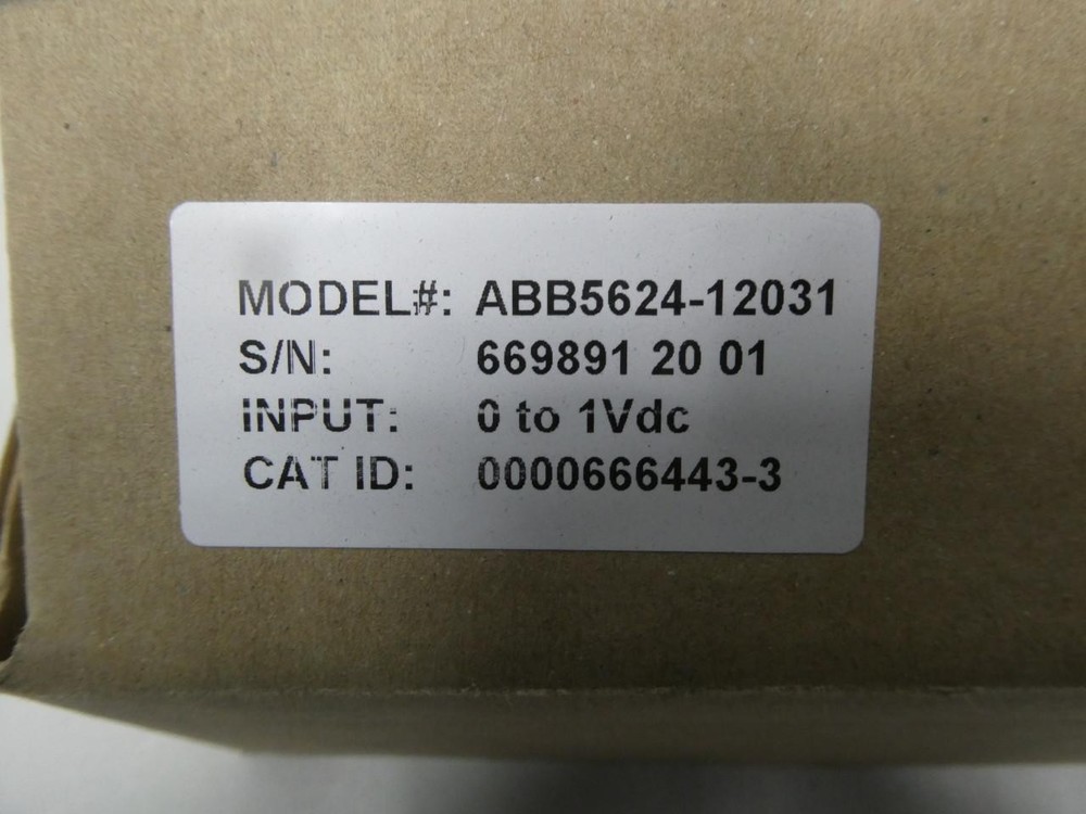 Abb ABB5624-12031 Vertical Panel Meter 0-100c