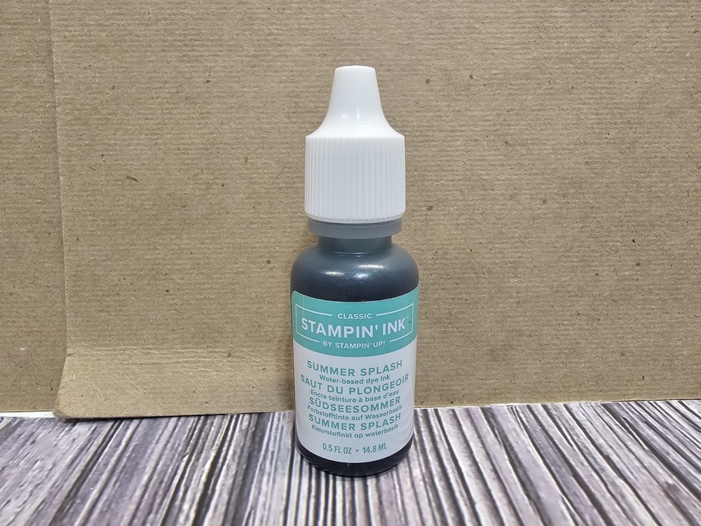 STAMPIN' UP! SUMMER SPLASH Classic Ink Refill FULL NEVER OPENED