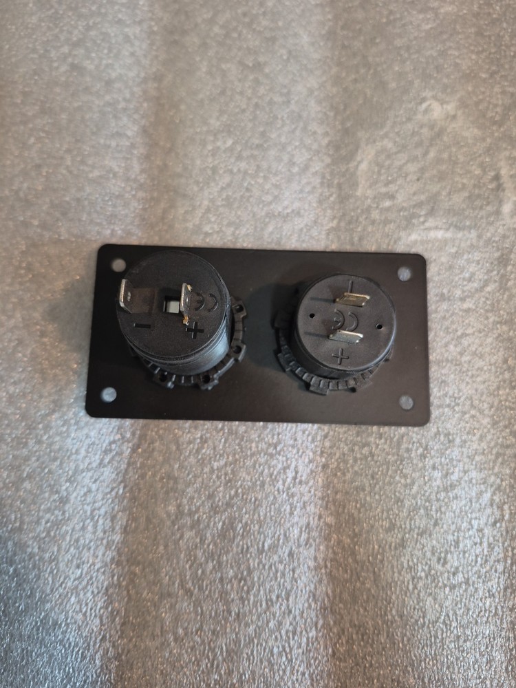 DC 12V 24V LED Digital Voltmeter Car Cigarette Lighter Socket Plug Power Adapter