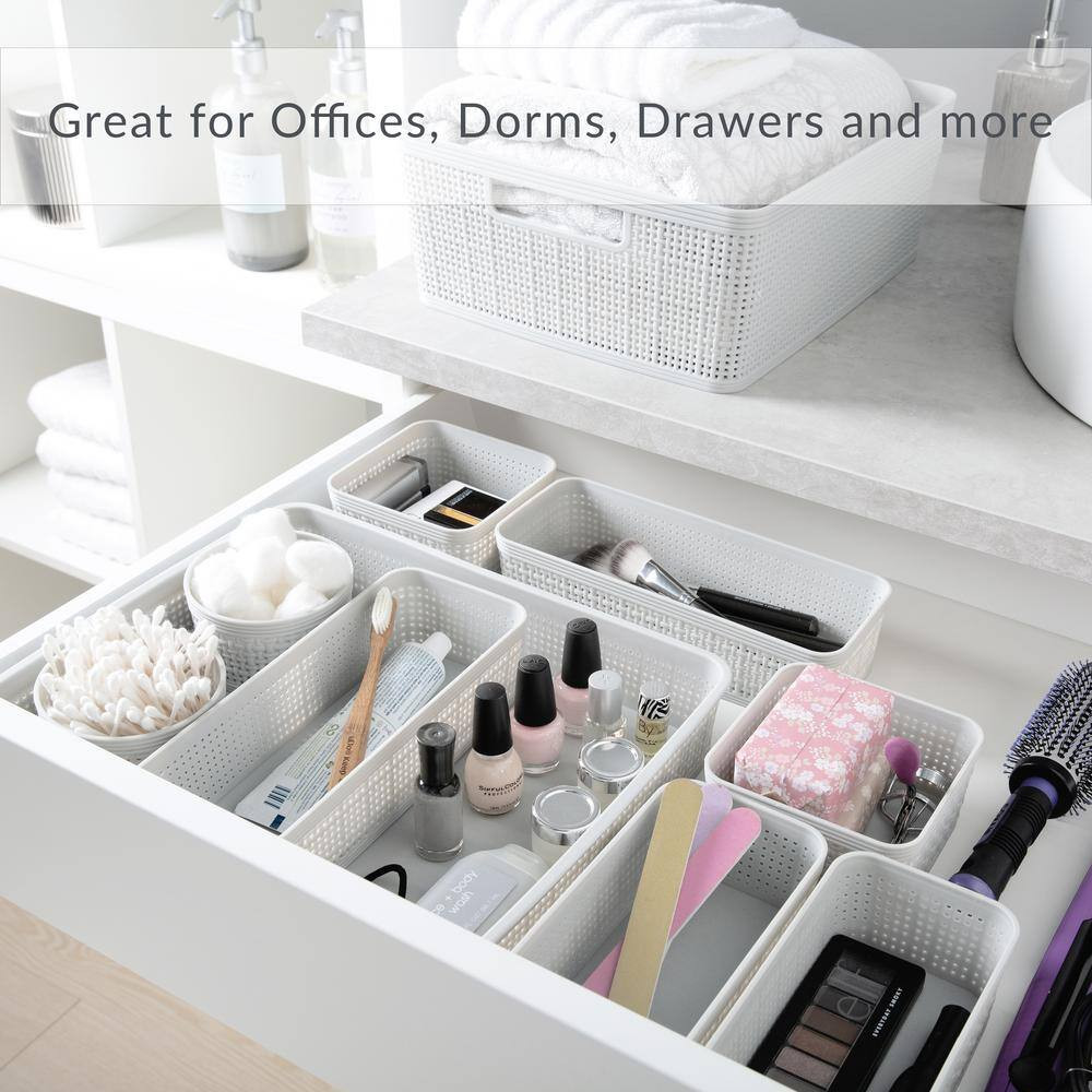 5-Pack Organizing Set in White